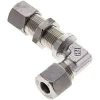 Tameson 10S Edelstahl-Winkelverschraubung mit Schott 630 bar ISO 8434-1