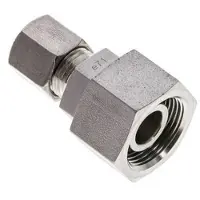 Tameson 8S & 16S Gerade Schneidverschraubung aus Edelstahl mit Drehgelenk 400 bar FKM O-Ring-Dichtkonus ISO 8434-1
