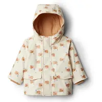 Amazon A. Essentials x Sofia Grainge Jungen Wasserabweisende Regenjacke, Elfenbein Elef