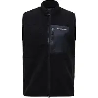 Peak Performance - Naturerush Pile Vest - Fleeceweste Gr XL schwarz