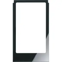 Hager Großer eckiger Glasrahmen Schwarz - WD2235