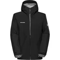 Mammut - Crater Light Hardshell Hooded Jacket - Regenjacke Gr XL schwarz