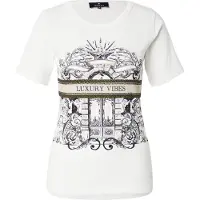 Monari "Shirt Druck + Schmuck" Regular fit mit Strassdetails