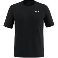 Salewa - Eagle Minilogo Alpine Merino T-Shirt - Merinoshirt Gr 54 schwarz