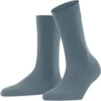 Falke Sensitive London Damen Socken, 39-42, Blau, Uni, Baumwolle