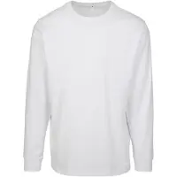 Build Your Brand Long Sleeve Tee With Cuffrib