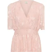 Kaffe Midikleid "Damen Kleid KAlorinda", Damen, Gr. 38, N-Gr, pink (dusty pink flowers), Obermaterial: 100% Polyester PES., Kleider Midikleid