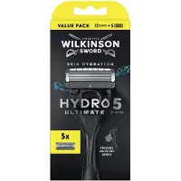 Wilkinson Sword Hydro5 Ultimate Rasierapparat + Ersatzköpfe 5 pc