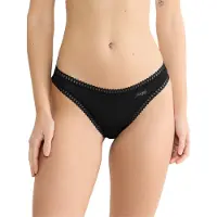 Sloggi String "String GO Crush String C3P 3er Pack", Damen, Gr. L, schwarz, Obermaterial: 95% Baumwolle CO. 5% Elasthan EL., Unterhosen String