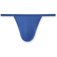 Hom String "String 1er Pack", Herren, Gr. S, blau (blau (blau)), Obermaterial: 76% Polyamid PA. 24% Elasthan EL., Unterhosen String