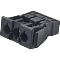 Kaiser Martin AC166 3-polige 20A 250V Spülbuchse Schwarz Stecker - 1164/sw [5 Stück]