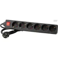 Kopp 6V Schaltleiste mit 1,4m Kabel Schwarz - 120915006 [10 Stück]