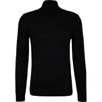 JOOP! Rollkragenpullover JOOP "Donte", Herren, Gr. XL, schwarz, Strick, Obermaterial: 100% Wolle, unifarben, regular fit normal, Rippbündchen, Pullover Rollkragenpullover, aus reiner Wolle, Topseller