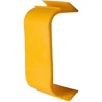 Canalit PVC Clip Halter Für AC Kanal 125x75mm Gelb - 941175 [10 Stück]