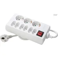 Kopp Schaltleiste 9-fach Arctic White Edge - 129802002 [10 Stück]