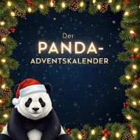 Sonstige Verlage Adventskalender Buch Panda mit Rezepten, Bastelanleitungen und Wissen über Pandas