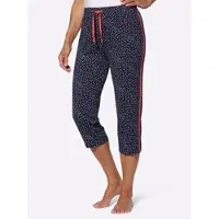 Sieh an! 7/8-Freizeithose in marine-steingrau-bedruckt | Gr.: 44