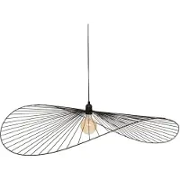 Atmosphera Hängelampe ADELIA, Ø 98 cm schwarz