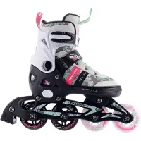 Tempish Rollschuhe - Dasty Girl 2 - Verstellbar - Weiß/Schwarz - - 37/40 - Rollschuhe