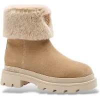 Blauer für Damen. F6KIMMEL10 Kimmel 10 Lederstiefeletten beige (38), Wohnung, Reißverschluss, Lässig