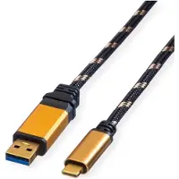 Roline GOLD USB 3.2 Gen 1 Kabel, USB A-C, ST/ST, 2 m