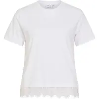 Vila Vinora Spitzensaum T-shirt