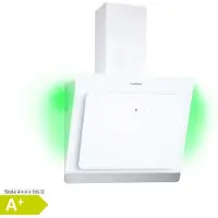 Klarstein Dunstabzugshaube 60cm, Abluft-Dunstabzugshaube, Abzugshaube mit Kohlektiv-Filter, Dunstabzug mit 563m³/h Luftstrom, Wandhauben für Küche mit RGB-LEDs, Leise Dunstabzugshauben 60 cm