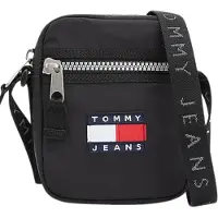 Tommy Hilfiger Geldbeutel Tommy Jeans Am0am10896 Schwarz Nylon