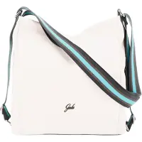 Gabs Tasche Rucksack Aissa L Aissa Bull Black Damen Leder Optisch Weiß