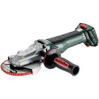 Metabo Akku-Flachkopf-Winkelschleifer WVBF 18 LT BL 11-125 Quick, metaBOX 165 L - 601307840