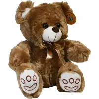 Deef Kuscheltier Teddybär mit Schleife 25cm