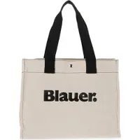 Blauer Handtaschen Cream Shopping Bag, MALIBUCRE