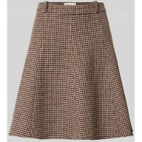 Gant für Damen. 4400276 Hahnentritt-Schwingrock taupe (34), Wolle, Klassisch