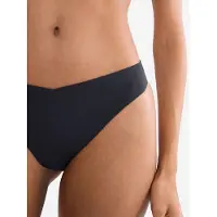 Triumph Bikini-Hose "Summer Twist Brazilian", Damen, Gr. 44, N-Gr, schwarz, Microfaser, Obermaterial: 77% Polyamid, 23% Elasthan, Badehosen Bikini-Hose, Eleganz und Komfort