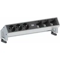 Bachmann 902.202 DESK2 3xCEE7/3 3xCM 0,2m RAL9010 902202