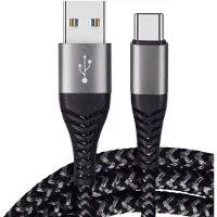 INF 60W USB-C Schnellladekabel 2er-Pack, Nylon geflochtenes USB zu Typ-C Kabel 2 m