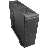 TooQ TQC-3006DU3C, Desktop, PC, Schwarz, micro ATX, Mini-ITX, SGCC, Heimbüro