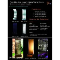 AEA Wandpaneel LED Wasserwand Wasser Wände Wasser Blasen Wand Waterwall 200x200cm