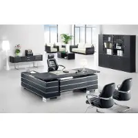 Xl Moebel Gmbh Design Tisch Chef Schreibtisch Exclusive Büro CEO Leder Kanzlei Praxis Tische