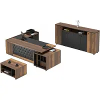 Xl Moebel Gmbh Arbeitstisch Tisch Sideboard Büro Einrichtung Schreibtisch 3tlg. Set Möbel