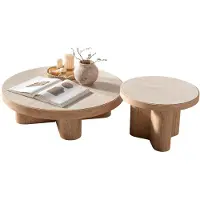 AEA Couchtisch-Set aus Massivholz – Für ein elegantes und funktionales Wohnzimmer