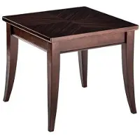 AEA Klassischer quadratischer Couchtisch mit edlem Holzfurnierdesign