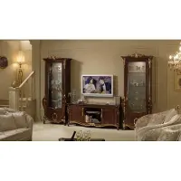 AEA Wohnwand Barock Stil Wohnzimmer Vitrine Sideboard rtv Regal Wohnwände Schrank