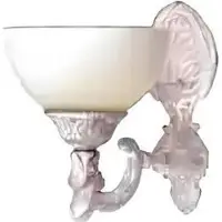 AEA Wandleuchte Wandlampe Wandleuchten Art Lüster Wand Lampen Weiß Glas