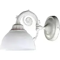 AEA Wandleuchte Wandlampe Wandleuchten Art Lüster Wand Lampen Weiß Glas