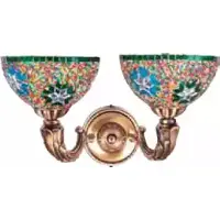 AEA Wandlampe Wandleuchten Wandleuchte Lüster Wand Lampen Gold Glas Luxus