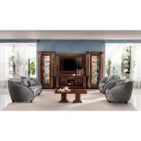 AEA Wandschrank Wohnwand RTV Designer Möbel Wohnzimmer Vitrine Vitrinen Kommode