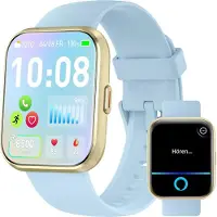 Fitpolo Smartwatch Herren mit Telefonfunktion,1.8'' Alexa eingebaute mit IP68 Wasserdicht,110+ Sportmodi, Schrittzähler Uhr mit Herzfrequenz/SpO2 Android iOS