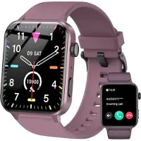Iowodo Smartwatch für Frauen und Männer 1,85 Zoll Sportuhr mit Schrittzähler Herzfrequenzmonitor Schlafmonitor Fitness Tracker Wasserdicht Android IOS