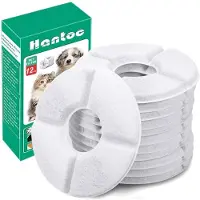 Sonstiges Ersatzfilter für Trinkbrunnen 12 Stück mit Harz und Aktivkohle für Katzen und Hunde